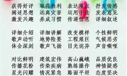 什么的阵容词语搭配插图