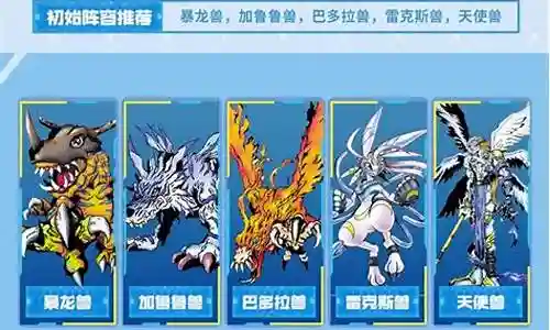 数码宝贝怪兽阵容搭配插图