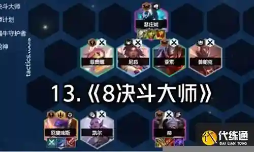 战术大师阵容怎么搭配好插图