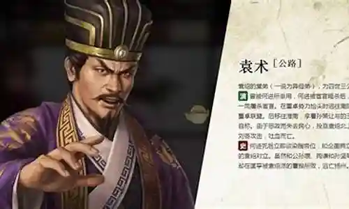 袁术的阵容搭配方法