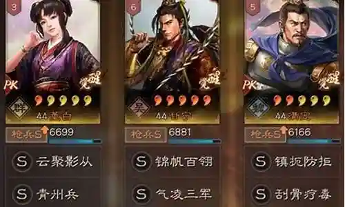 甘宁青州枪的阵容搭配插图