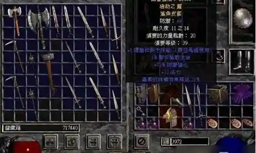 暗黑2暗金武器插图