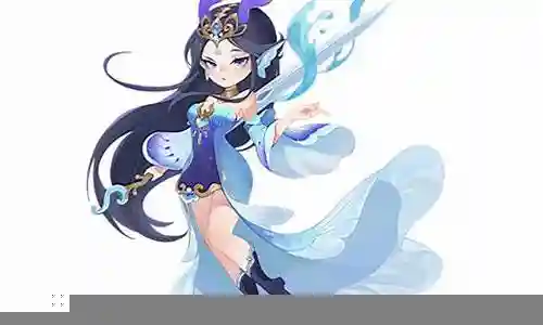 梦幻西游.小龙女装饰插图