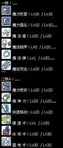 冒险王2魔法师技能搭配