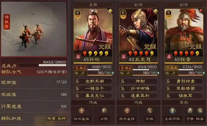 白板孙权阵容