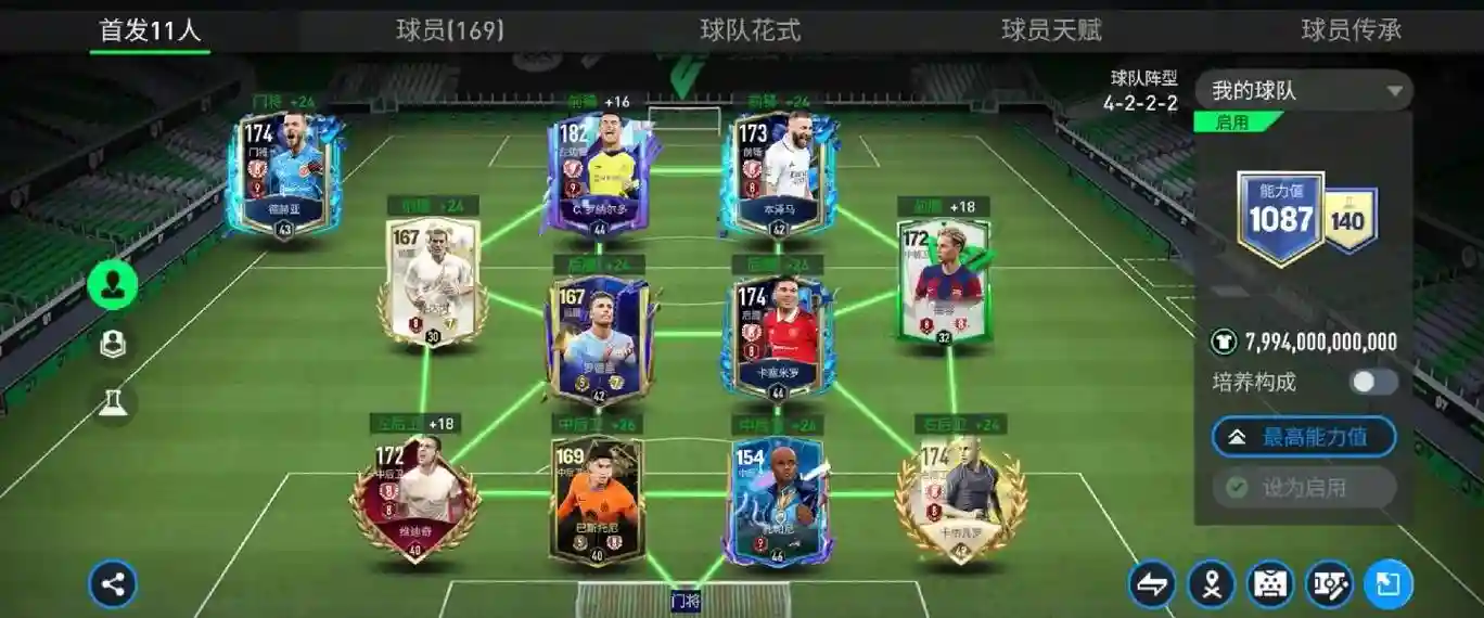 fifa百兆阵容