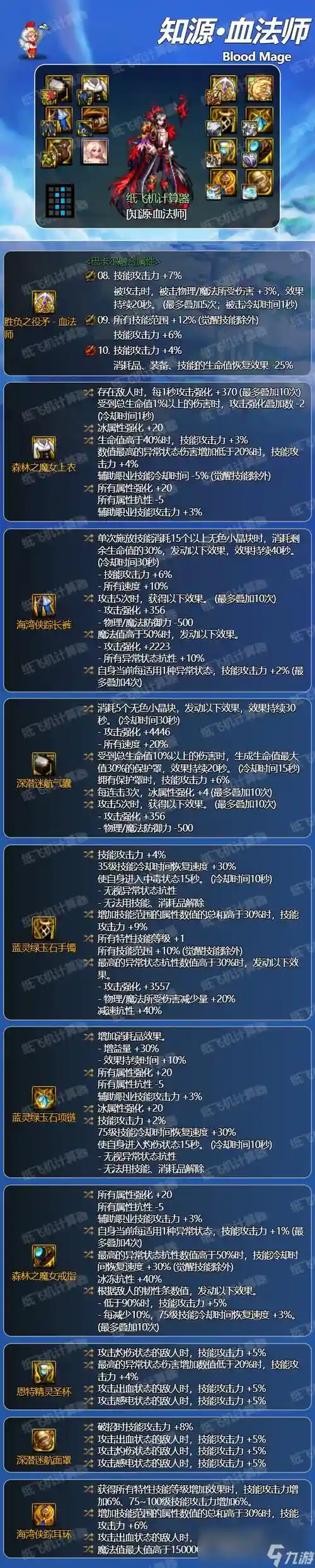 dnf血法师装备什么专精