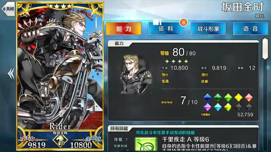 fgoB金时技能插图