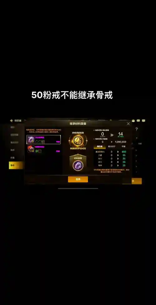 继承装备无法放入插图