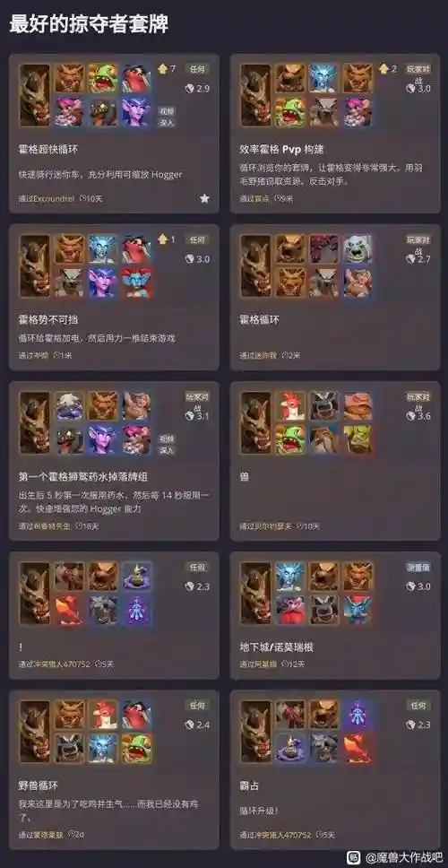 阵容推荐魔兽插图1