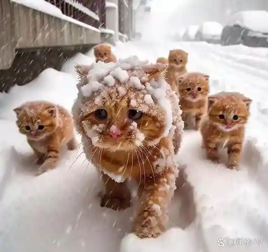大雪猫咪阵容