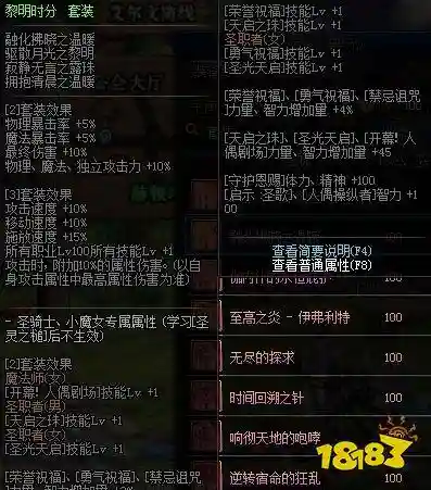 dnf2018破晓女神装备插图1