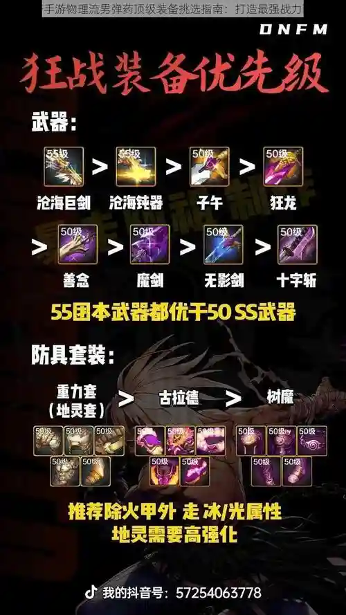 dnf男弹药什么武器好_1插图