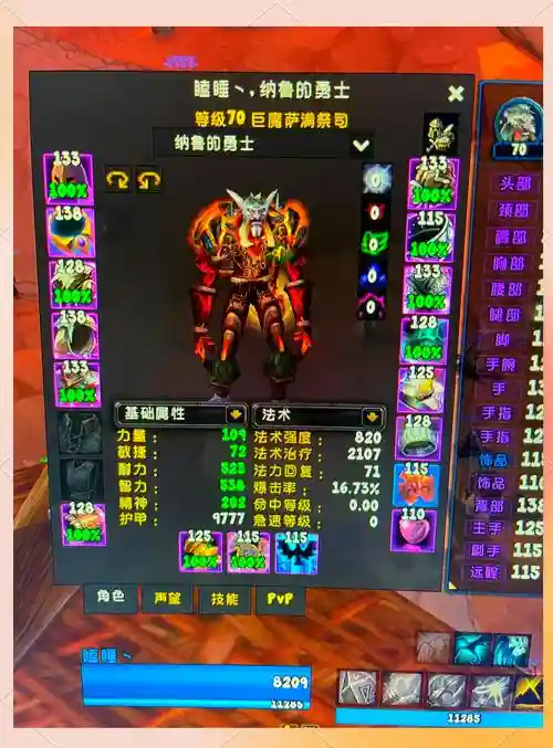 韩服魔兽版本奶妈装备插图