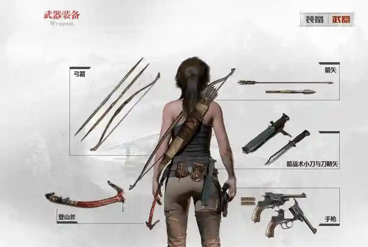 古墓丽影10武器好插图