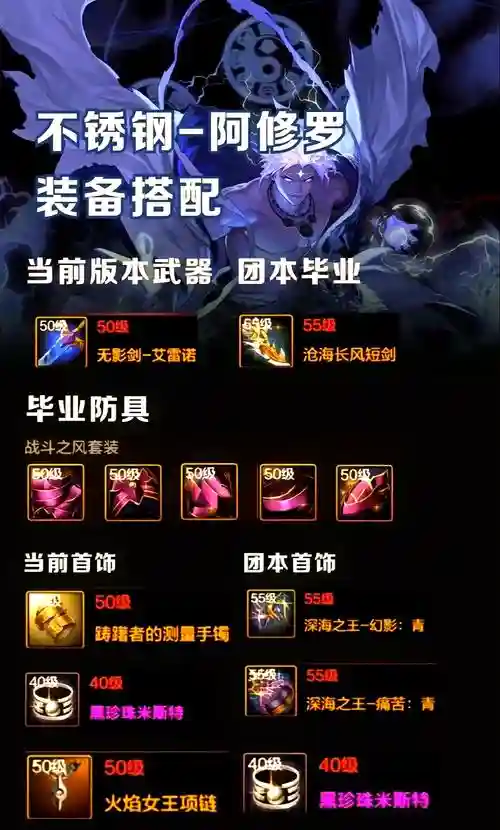 40级修罗怎么选武器，修罗40级技能