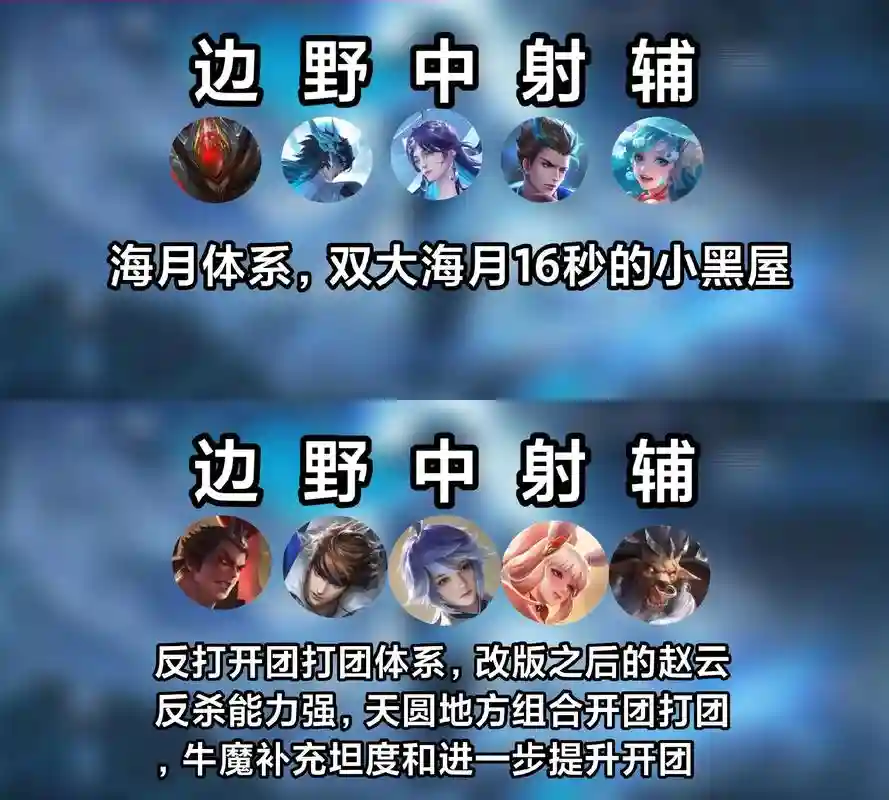 王者局5黑阵容搭配，王者五黑打法插图1