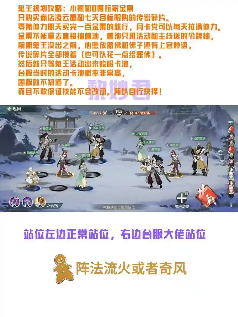 大佬鬼王阵容插图