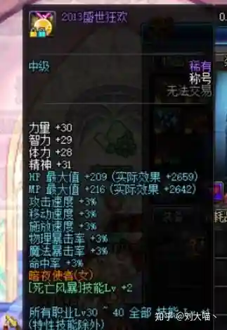 2014盛世狂欢四级技能，2013盛世狂欢称号多少钱插图1