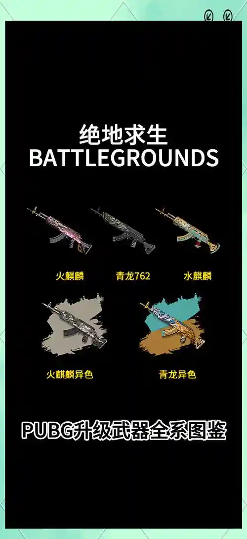 绝地求生中的武器表，绝地求生中的武器表情包图片插图