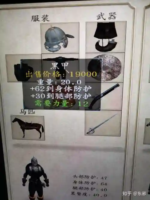 骑马与砍杀火与剑装备图解，骑马与砍杀火与剑极品装备插图1