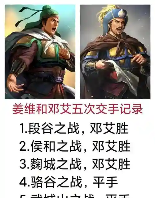 姜维刘备邓艾阵容组合搭配，姜维vs邓艾武力插图