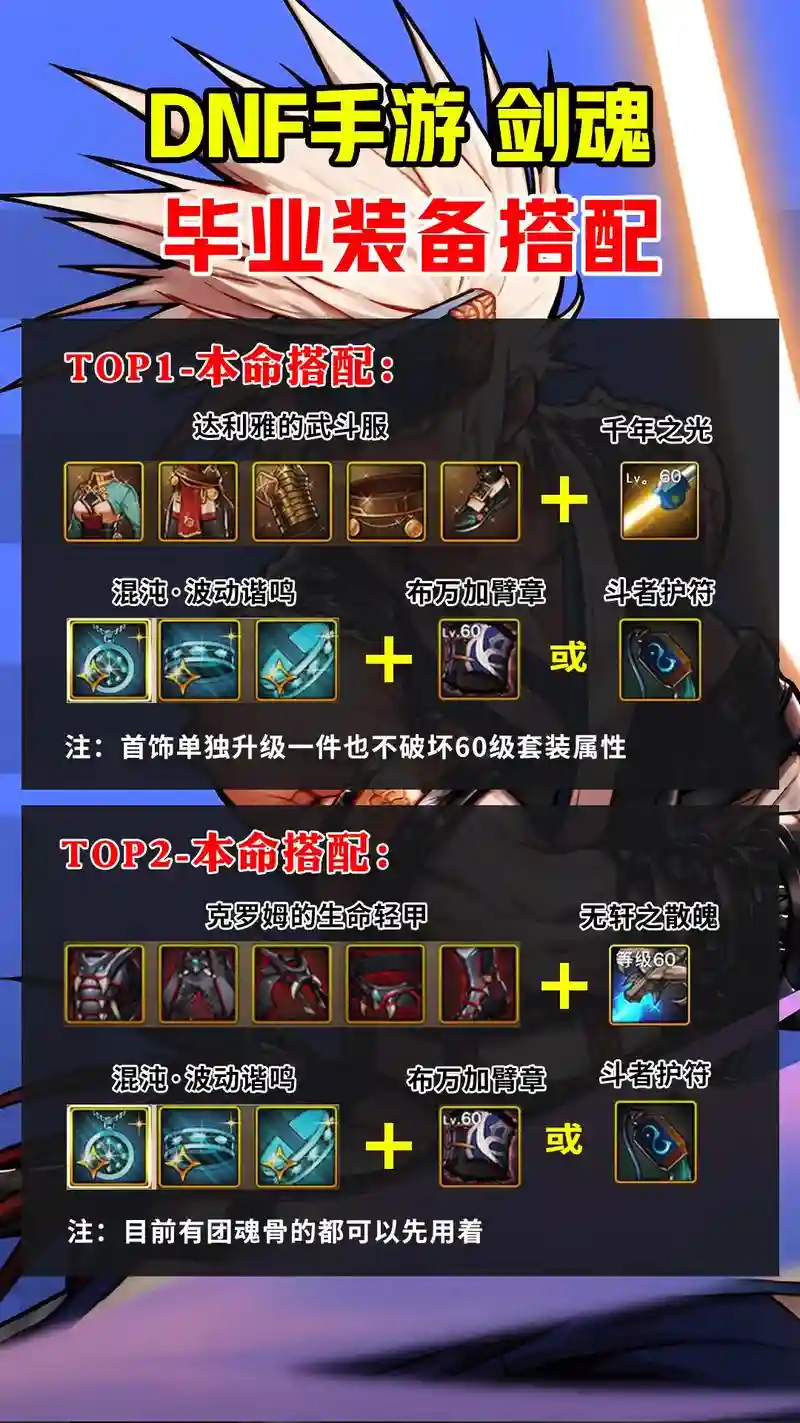 剑魂精通什么装备，剑魂精通什么装备好