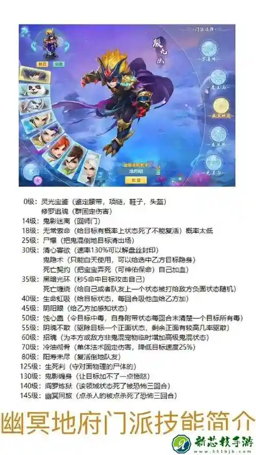 神武手游3各职业技能介绍，神武手游3最强的队伍配置和阵型插图