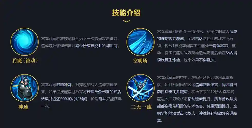 宫本武藏1技能霸体，宫本武藏出招插图