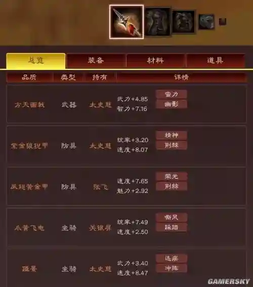 三国大军师装备，三国志大军师插图1