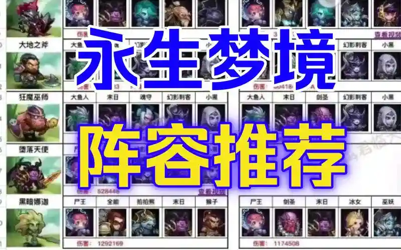 永生梦境阵容搭配，永生梦境阵容搭配攻略插图