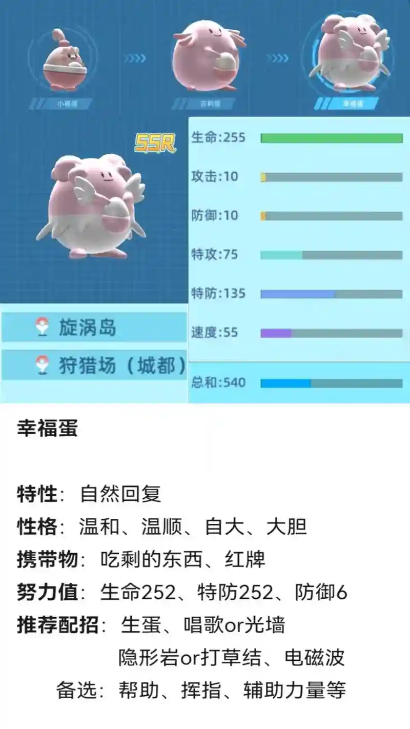 复刻幸福蛋技能，幸福蛋技能配招性格插图