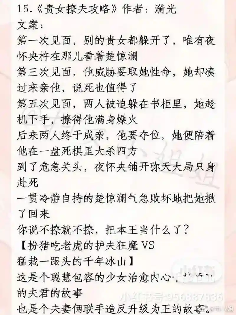 贵女撩汉攻略txt下载，贵女撩夫攻略漪光百度云